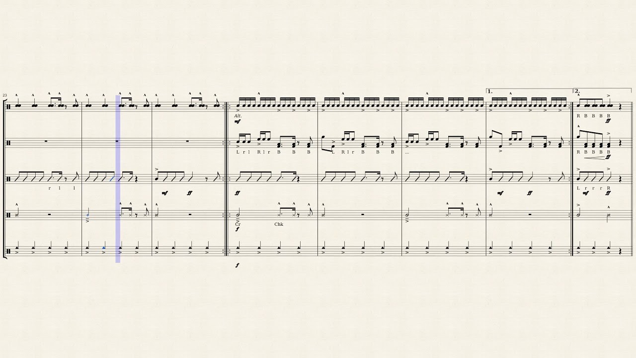 Drumline Groove - YouTube