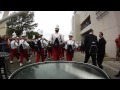 OU Drumline - March to Cotton Bowl Stadium 2014