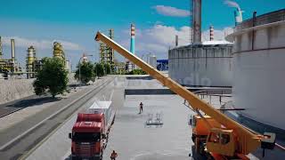 Industrial Cleaning Service 3D Chemical Plant Animation | Industrial Safety Training Video