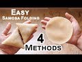 Samosa Folding Techniques - How to fold Samosa perfectly (Ramzan Special Recipe)