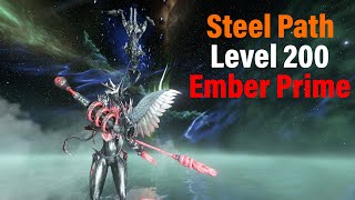 Warframe Steel Path Solo Survival 1h | EMBER PRIME & Builds included !