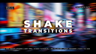 Shake Transitions Presets Premiere Pro Presets