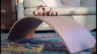 Sagababy Balansebrett Til Barn, I Treverk