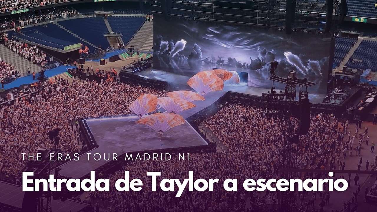 Taylor Swift | Entrada de Taylor al escenario | Eras Tour Madrid N1 29/05/2024 (LIVE) [Clip]