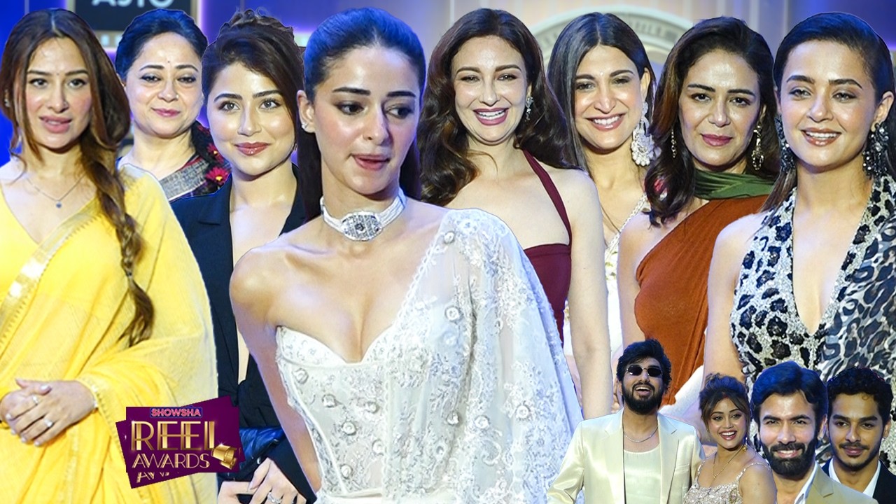 Celebrities Arrive At Showsha Reel Awards 2026 | Ananya Panday,Surveen Chawla,Aditi Bhatia,Mahira