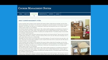 Courier Management System | PHP and MySQL Project Source Code | PHP MySQL CRUD Project