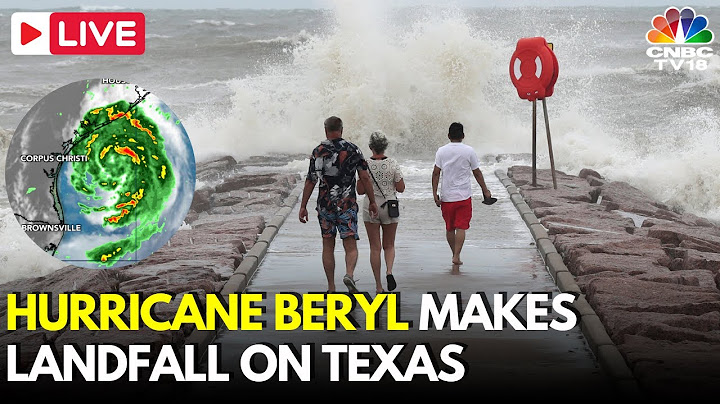 Hurricane Beryl Live Updates: Hurricane Beryl Makes Landfall on Texas | Downtown Houston, USA | NI8G