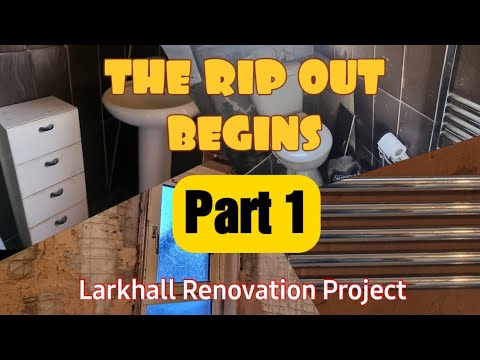 BATHROOM RIP OUT & REFIT (Part 1) - YouTube