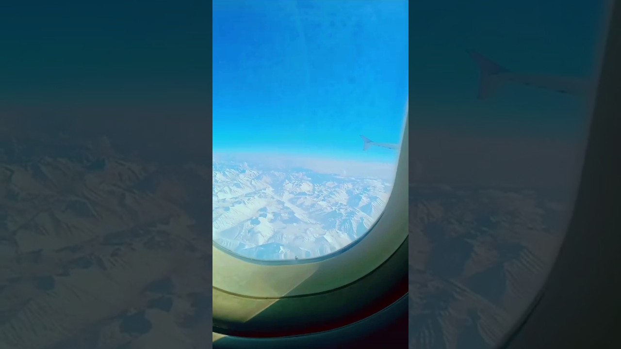 Aerial Views In Mountain From The Plane Window Hindu kush Mountain, Afghanistan 