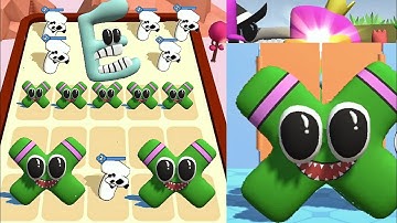 Merge ALPHABET Lore Number Lore | Vs Door ALPHABET Battle Max LEVEL Gameplay 5