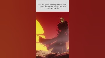 “Do not go where the path may lead, go instead where there is no path and leave a trail.” #quotes