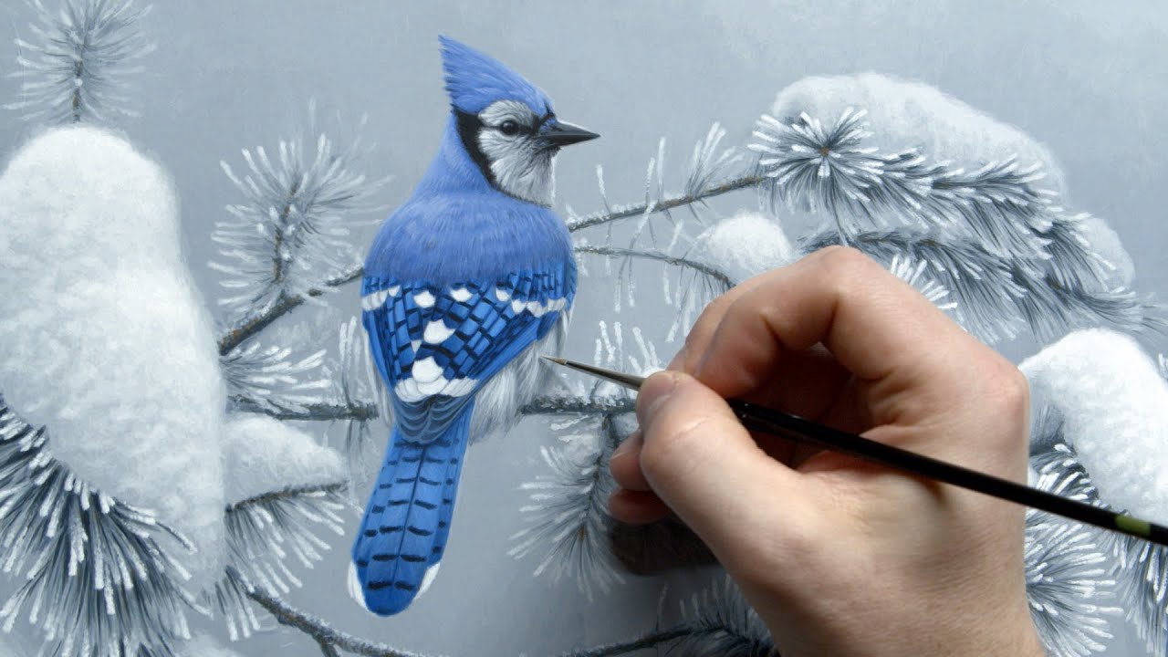 Blue Jay | Acrylic Painting