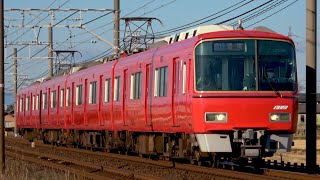 ﾜﾝﾏﾝ改造されても本線を爆走！名鉄3500系 3529F (ﾜﾝﾏﾝ改造編成 急行豊橋行き) 島氏永ｽﾄﾚｰﾄにて