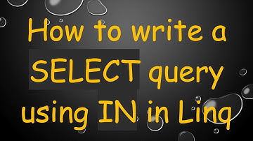How to write a SELECT query using IN in Linq