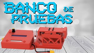 BANCO DE PRUEBAS PARA MOTORES AEROMODELISMO -100% 3D PRINTED- (DIY)