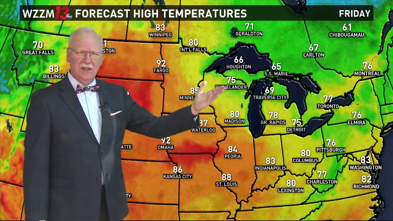 Wednesday Evening, June 7, 2017 Extended Weather Forecast - YouTube