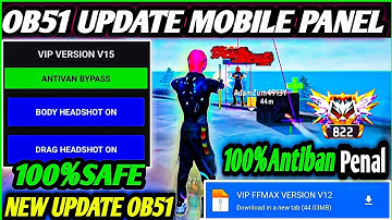 Ob51 Update 🎯 Free Fire Max Panel Injector Hack ✅ Rank Working Auto Headshot Panel Injector