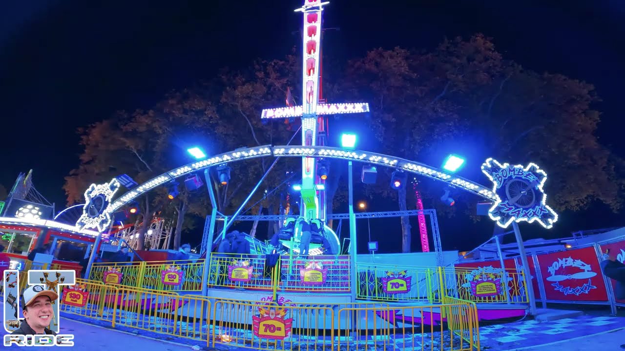 Manège BOMBERMAXX (Nuit) Foire Saint-Romain, Rouen 2025 | Off ride