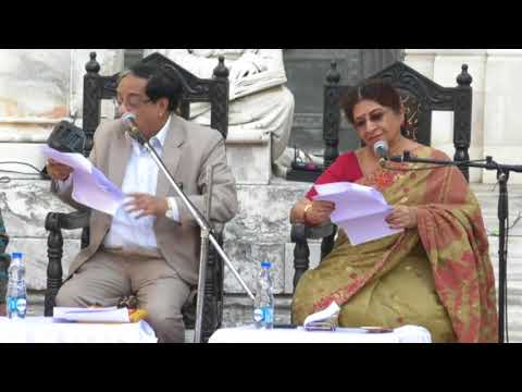 Bani Basu Urmimala  Jagannath Basu Swapnamoy Chakraborty at Kolkata Literary Meet 2018