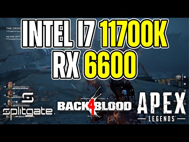 RX 6600 + Intel i7 11700K | Medium/High 1080P | Test in 4 Games 