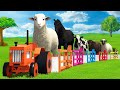 LOAD COWS, SHEEPS, HORSES, BUFFALO, GOATS &amp; TRANSPORT WITH WOODEN TRACTORS - FS25