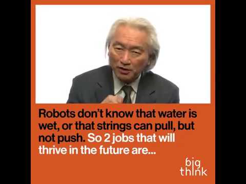 Jobs of the future will be what robots can't do