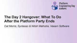 The Day 2 Hangover: What To Do After the Platform Party Ends - Cat Morris & Nitish Malhotra screenshot 4
