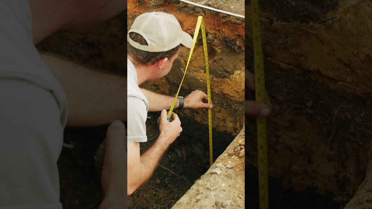 What do archaeologists map?