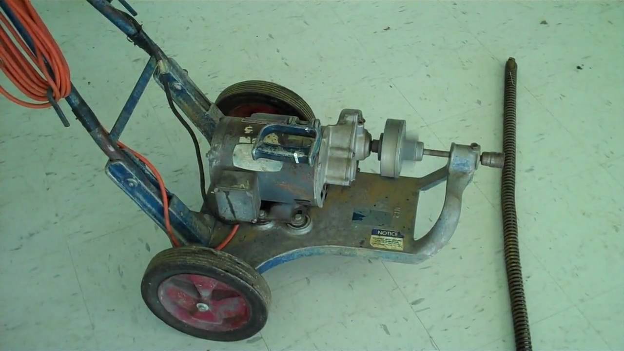 Sewer Machine by Electric Eel Model M12 172.MP4 YouTube
