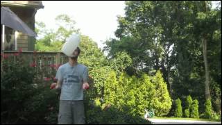 Learning to JUGgle
I was watering the plants at my parents place, and ended up playing with the plastic jug. It was embarassingly fun to toss around, so I tried to develop some juggling tricks using it as a prop. Heres the resulting video! Further proof that there is no limit to how easily I can be entertained. Learning to JUGgle