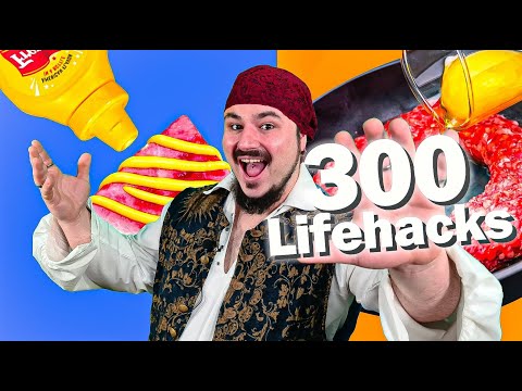 DESMINTIENDO 300 LIFE HACK DE COMIDA💩 ¿Esto vale para algo?