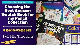 How to Choose a Swatch Book for Colored Pencil Collection | Reviewing 8 Amazon Swatch Books