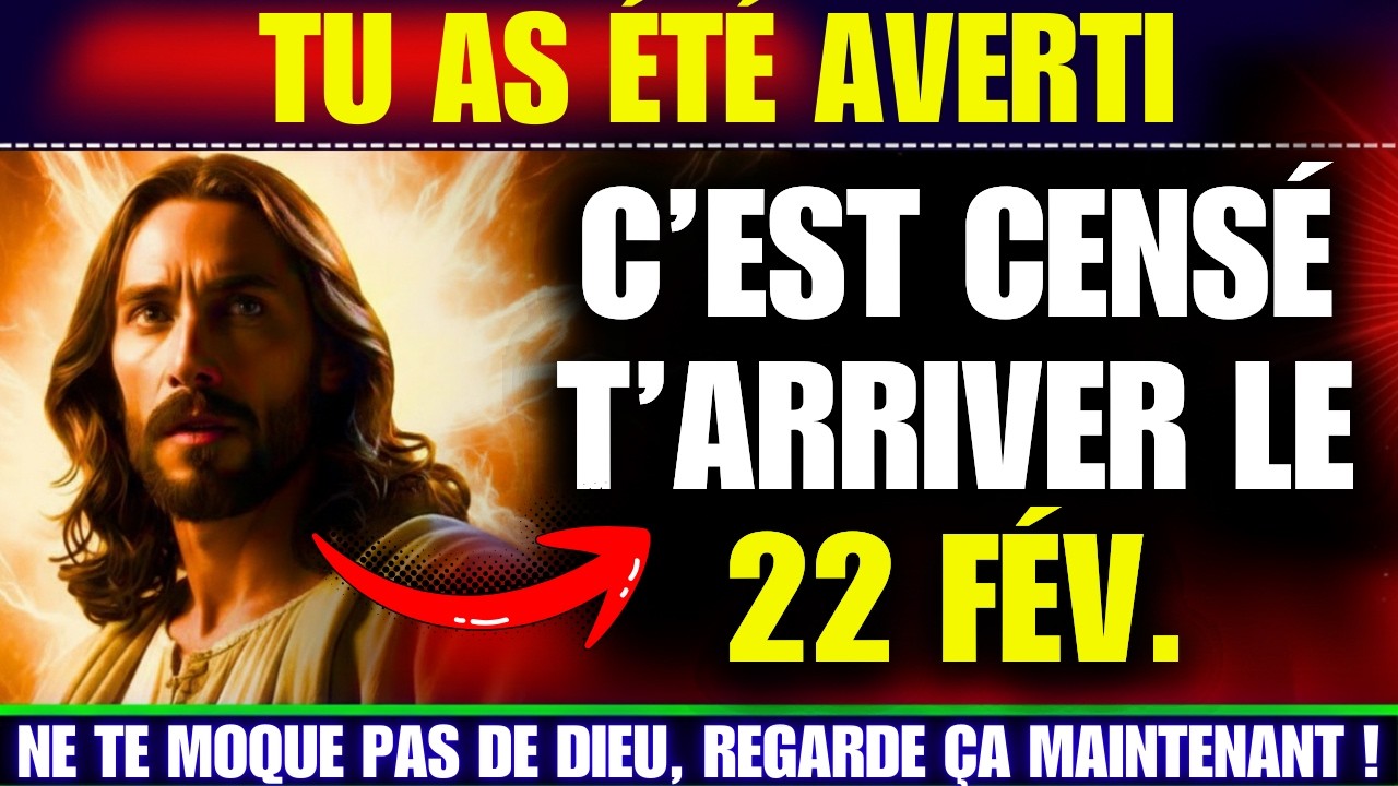 Dieu t’avertit : C’est effrayant à propos de toi 👆 | Message de Dieu