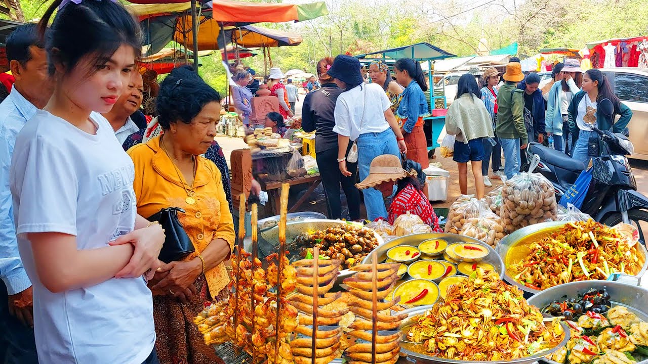 Market Compilation Amazing Street Food - Countryside Best Street Food - Cambodia Food ...