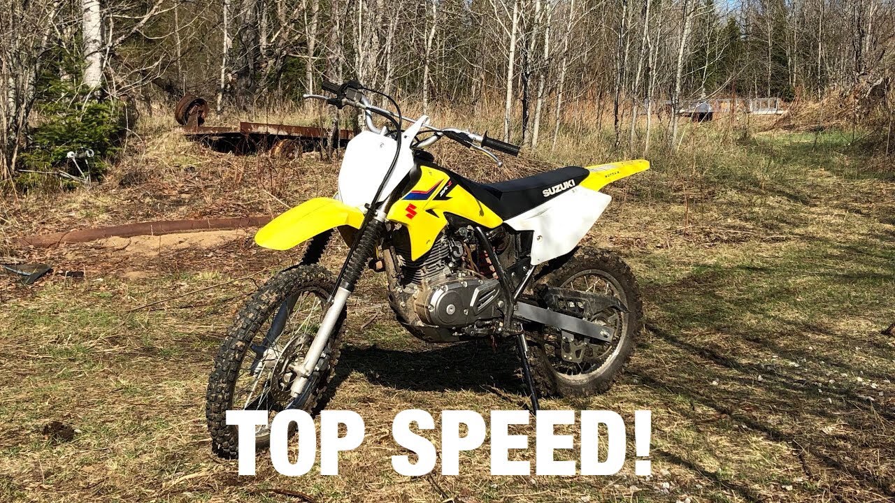 Suzuki Drz 125 TOP SPEED test