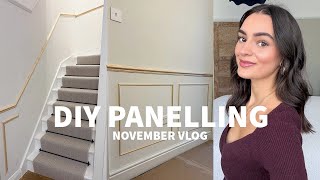 VLOG: Home Updates! DIY Staircase Panelling (Everything Goes Wrong!) | Peexo