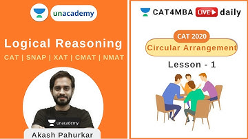 Circular Data Arrangement L1 | Logical Reasoning | Unacademy CAT4MBA | Akash Pahurkar