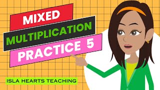 Multiplication Practice for Kids Times Tables Drills - Multiplying Math Facts - Fun Fact Fluency