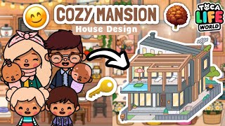 COZY MANSION HOUSE IDEA! 😊🔑❤️ || Aesthetic Family of 6 || Toca Life World screenshot 5