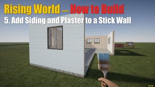 Rising World -- How to Build #5 Finishing the Stick Wall