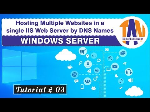 Hosting Multiple Sites in a single Web Server by Domain Names on Windows Server 2019 [WEB SERVER 03]