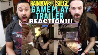 RAINBOW SIX SIEGE E3 GAMEPLAY - TRAILER REACTION!!!