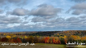 سورة الصف من صلاة الفجر- عبد الرحمن محمد سعيد