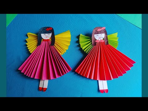 Barbie Paper Craft Ideas for Kids - Kids Art & Craft  Arts and crafts for  kids, Original barbie doll, Paper crafts