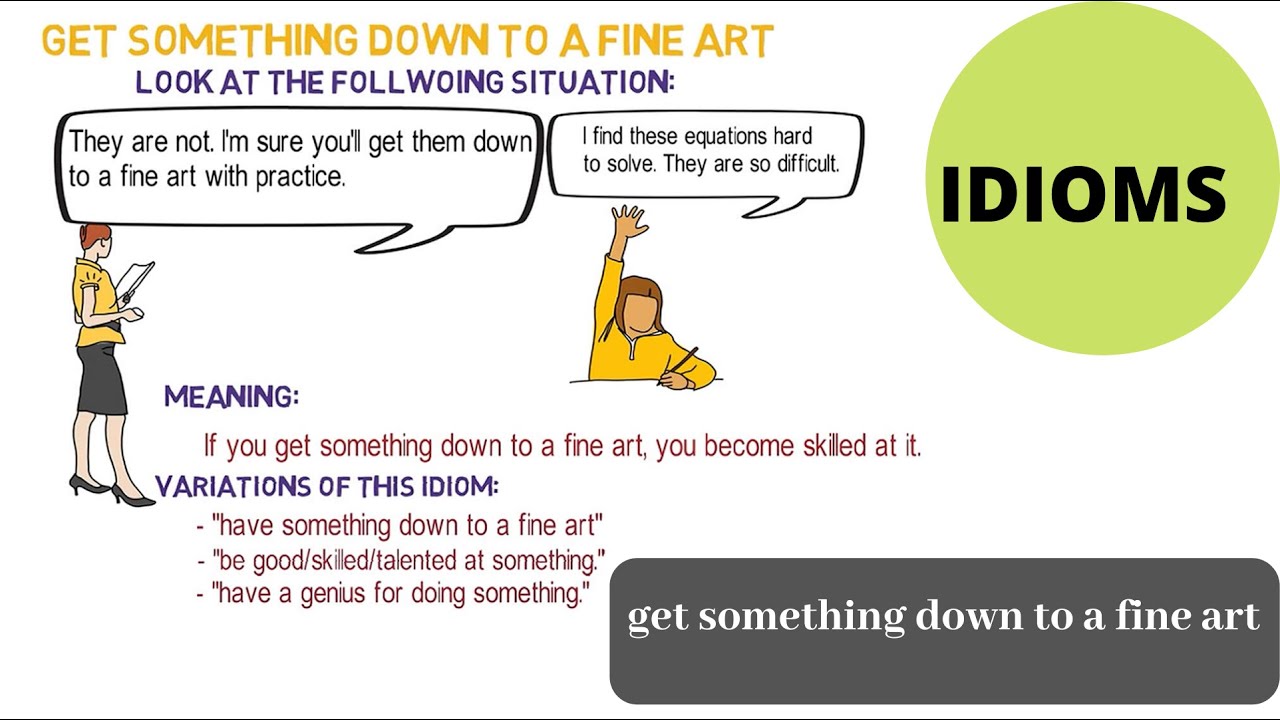Something gets better. Down to Earth idiom. Tread a Fine line idioms.