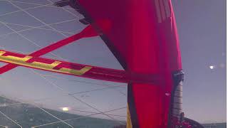 Beginner windfoil jump