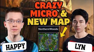 Happy vs Lyn NEW MAP Showdown! MICRO Goes INSANE!