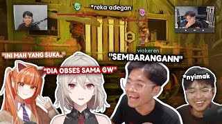 Bang Al & Figa reka adegan impersonate jadi Via & Yuura yang berujung gosong sendiri