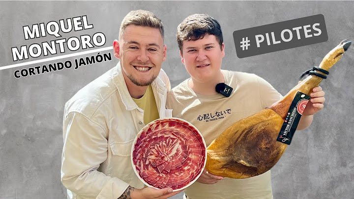 Miquel Montoro CORTANDO JAMÓN | Hòstia Pilotes!!!