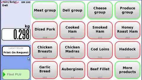 SWSystems XTs XTi Front End Avery Scale Software